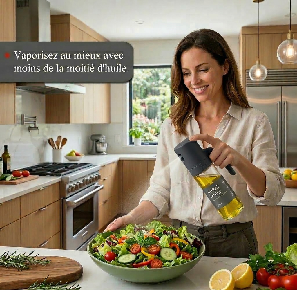 Spray Huile en Verre Premium