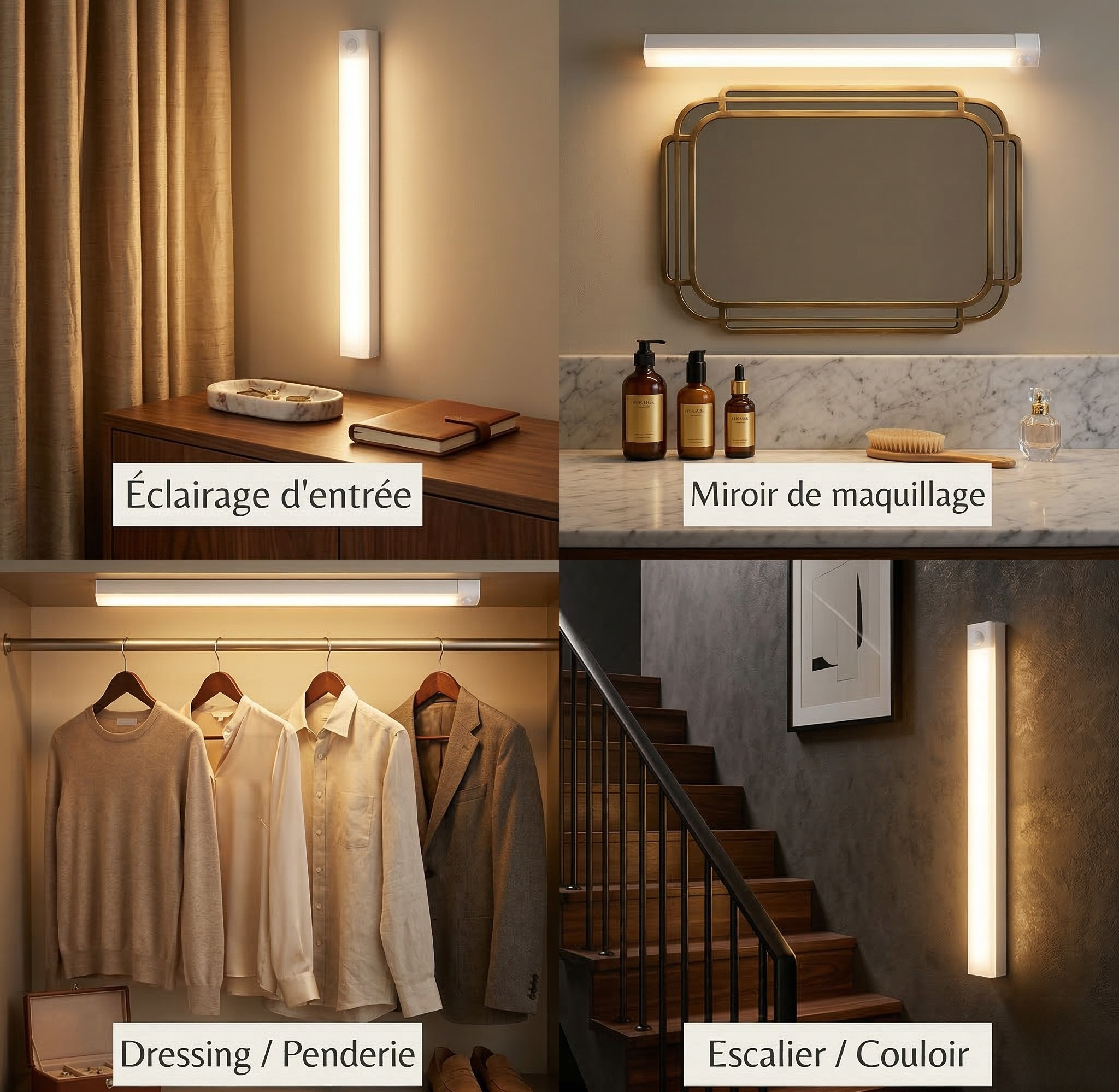 Lumière LED Sous-Meuble à Détecteur de Mouvement