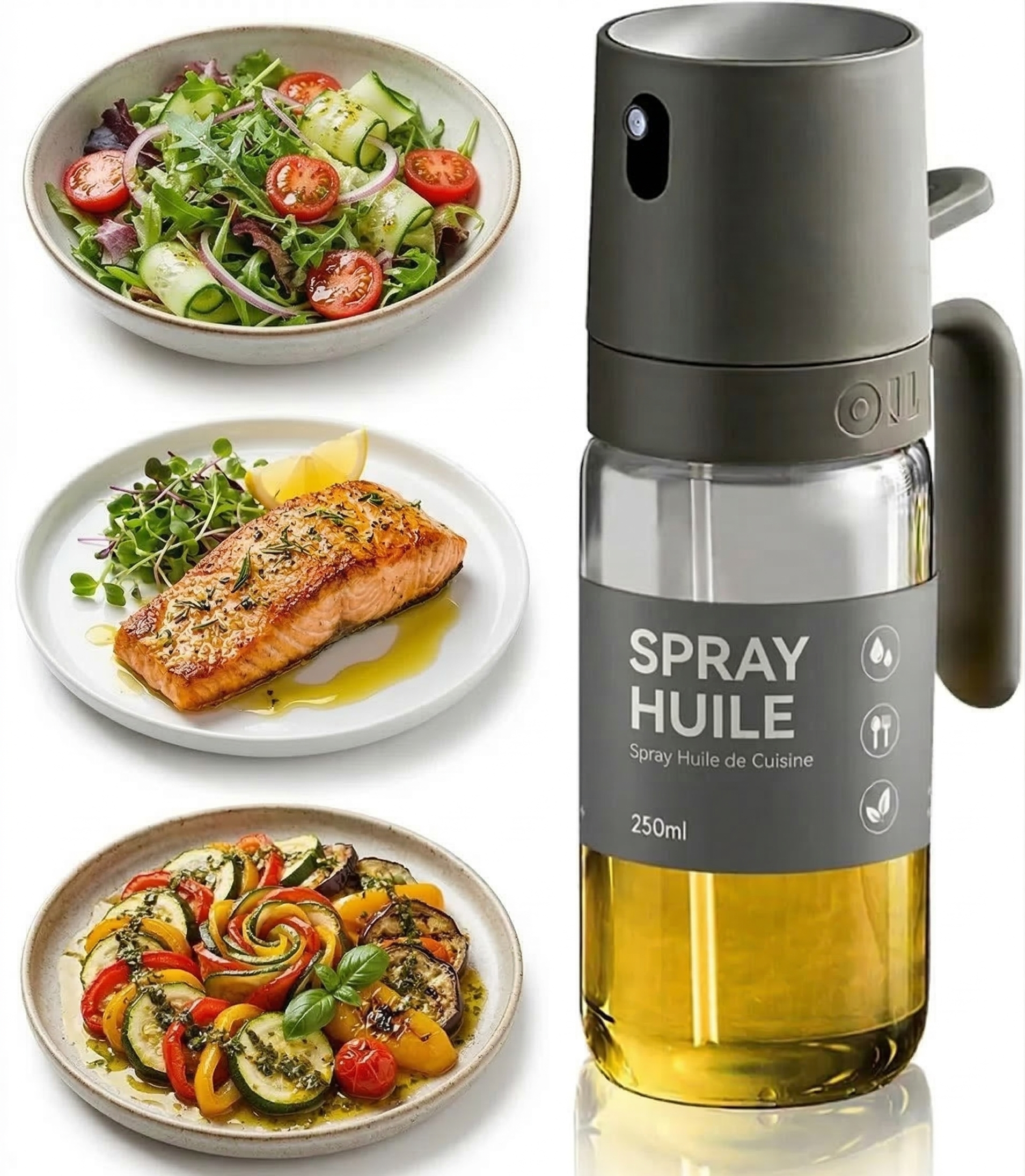 Spray Huile en Verre Premium